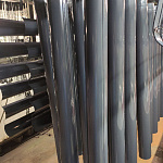 Труба водосточная оцинкованная порошок ф120х1250мм RAL 7031