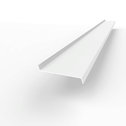 Отлив 0,7 мм RAL 9011 оконный оцинкованный c порошковым покрытием