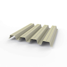 Профнастил Н57 оцинкованный 0,8х801мм (RAL 7044) с полимерным покрытием (Полиэстер)