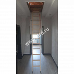 Лестница деревянная Fakro LWT Термоизол. складная 3-сегментная 130*60см 305см