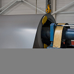 Лист оцинкованный 0,45х1250мм (RAL 7035) с полимерным покрытием (полиэстер)