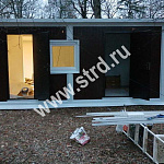 Стеновая трёхслойная сэндвич-панель накатка 150мм 1190мм с видимым креплением минеральная вата Полиэстер Panline