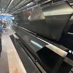 Парапет RAL 9005 полиэстер 0.45мм плоский