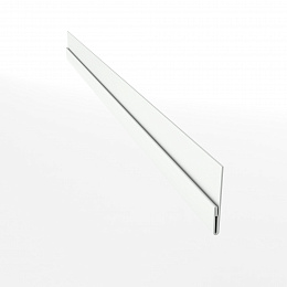 Планка стартовая для металлосайдинга блокхаус оцинкованная с порошковым покрытием 0,45мм ширина менее 625 мм RAL 9003