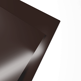 Лист оцинкованный 1,2х1250мм (RAL 8017) с полимерным покрытием (полиэстер)