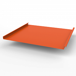 Фальц двойной стоячий оцинкованный с полимерным покрытием 0,7х625мм RAL 2004