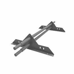 Снегозадержатель трубчатый 1000мм универсальный 25-1,0-1,0-2 холоднокатанная сталь с порошковым покрытием RAL 9006