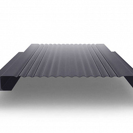 Линеарная панель оцинкованная с полимерным покрытием О-В-24хС/20 0,7х245мм RAL 7024