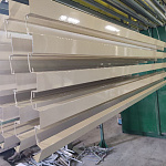 Крепёжная планка (RAL 1015) оцинкованная, с порошковым покрытием 0,45 мм