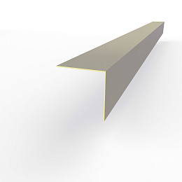 Планка угла внешнего RAL 7036 оцинкованная c порошковым покрытием 0,45мм