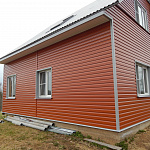 Корабельная доска НН 0,261 0,45 PE с пленкой RAL 8004 терракота