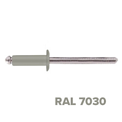 Заклепка 3.2x10 (RAL 7030) A2/A2 вытяжная