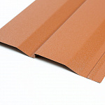 Металлосайдинг Корабельная доска оцинкованный с полимерным покрытием 0,45x265мм  RAL 8004