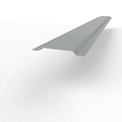 Нащельник RAL 9006 оцинкованный c полимерным покрытием 0,45 мм