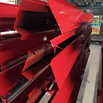 Отлив 0,7 мм RAL 3000 оконный оцинкованный c порошковым покрытием