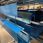 Н-образный профиль (RAL 5009) оцинкованный с порошковым покрытием 0,45 мм