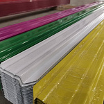 Штакетник прямоугольный оцинкованный с полимерным покрытием 0,5х118мм прямоугольный фигурный RAL 7004