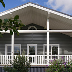 ЭкоБрус 0,345 0,5 Satin с пленкой RAL 7024 мокрый асфальт