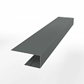 Планка завершающая (RAL 7005) с порошковым покрытием 0,45 мм