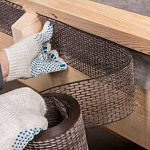 Лента вентиляционная ПВХ 100x5000мм белый