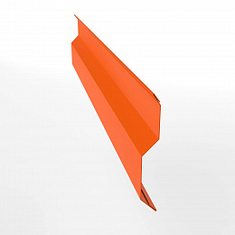 Планка примыкания в накладку для кровли 0,45 мм (RAL 2004) с порошковым покрытием