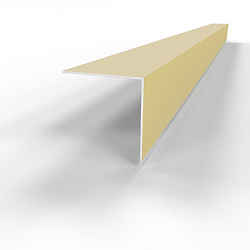 Планка внешнего угла RAL 1015 оцинкованная c полимерным покрытием 0,45 мм