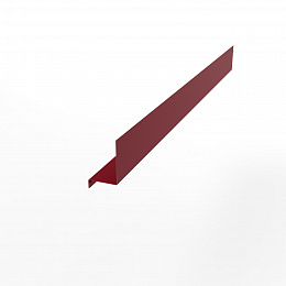 Доборная планка  RAL 3003 оцинкованная с порошковым покрытием 0,7мм