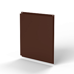 Фасадная металлокассета 1160x1160 (RAL 8016) открытого типа, с порошковым покрытием 0,7 мм