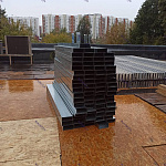 Парапет 0.45 мм плоский оцинкованный