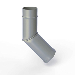 Колено водосточное оцинкованное порошок ф180мм RAL 7045