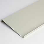 Отлив 0,4 мм RAL 9001 оконный оцинкованный c порошковым покрытием