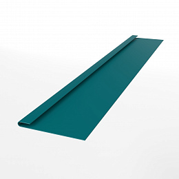 Планка завершающая для металлосайдинга экобрус оцинкованная с порошковым покрытием 0,45мм ширина менее 625 мм RAL 5021