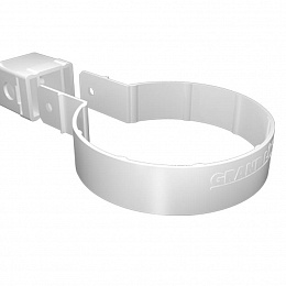 Крепление водосточный трубы Kliker пвх Grand Line ф87мм RAL 9003