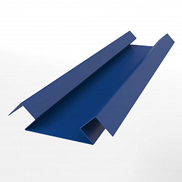 Планка угла внутреннего сложного для металлосайдинга экобрус оцинкованная с полимерным покрытием 0,45mm RAL 5005