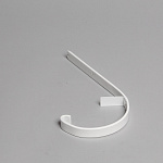 Крепление желоба водосточного короткое c порошковым покрытием ф120x350мм RAL 1000