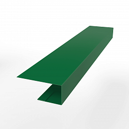 Планка завершающая (RAL 6029) с порошковым покрытием 0,45 мм