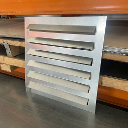 Вентиляционная решетка 200x200 наружная оцинкованная 0.5мм