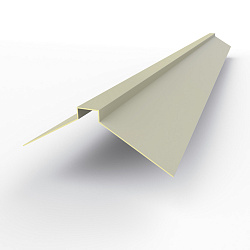 Конек фигурный 0,45 мм RAL 7044 оцинкованный, с порошковым покрытием