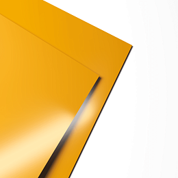 Лист оцинкованный 0,8х1250мм (RAL 1037) с полимерным покрытием (полиэстер)