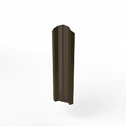 Штакетник оцинкованный с полимерным покрытием М-образный фигурный 0,4х100мм RR 32