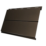 Вертикаль 0,2 line 0,5 GreenCoat Pural BT, matt с пленкой RR 32 темно-коричневый (RAL 8019 серо-коричневый)