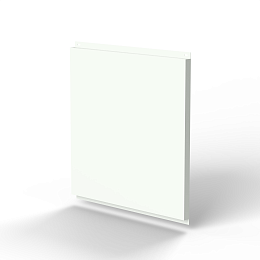 Фасадная металлокассета 1160x530 (RAL 9016) открытого типа, с порошковым покрытием 0,7 мм