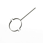 Крепление водосточный трубы сварное оцинкованное порошок ф150х10х250мм RAL 6022