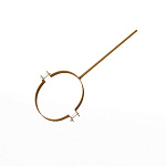 Крепление водосточный трубы сварное оцинкованное порошок ф150х10х250мм RAL 8001