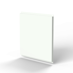 Фасадная металлокассета 1160x1160 (RAL 9016) открытого типа, с порошковым покрытием 0,7 мм