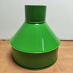 Воронка водосточная ф160х350мм (RAL 6018) водосборная, c порошковым покрытием