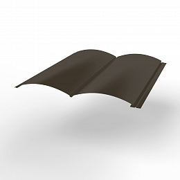 Металлосайдинг Блок-Хаус оцинкованный с полимерным покрытием 0,45х360мм RR 32