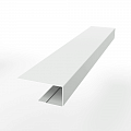 Планка завершающая (RAL 9003) с порошковым покрытием 0,45 мм (ширина более 625 мм)