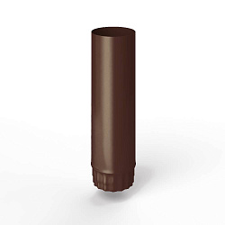 Труба водосточная оцинкованная порошок ф90х1250мм RAL 8016