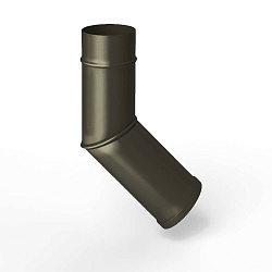 Колено водосточное оцинкованное порошок ф90мм RAL 6022